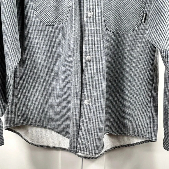Billabong Shacket Jacket Shirt, Large, plaid Streetwear Grunge Layer Warm Comfy - Picture 7 of 10
